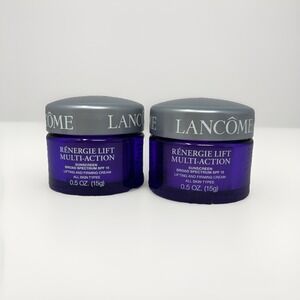 2 Lancome Renergie Lift Multi-Action Night  Cream 0.5 oz/15 ml each  $81 Value